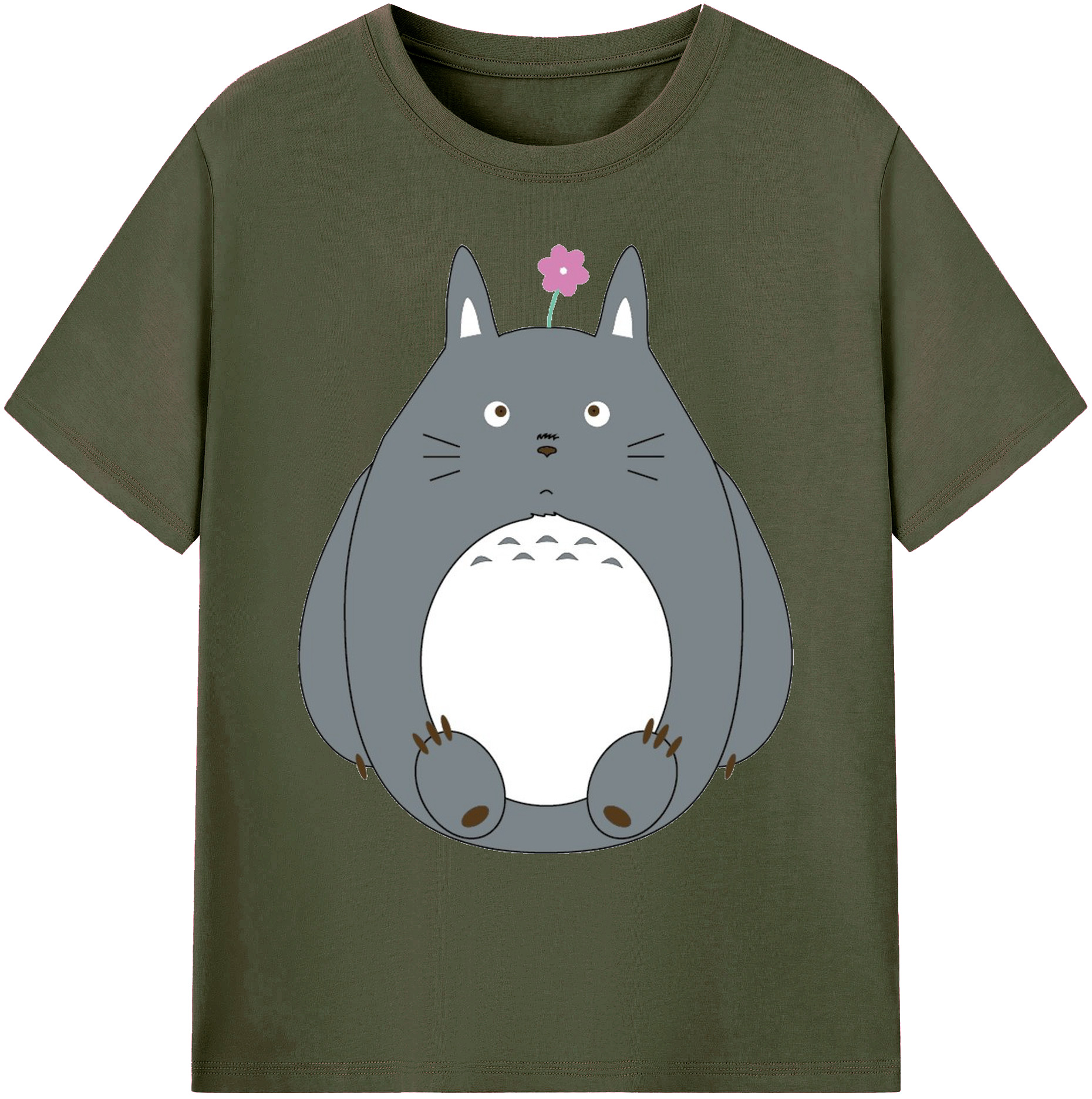 （画像用） となりのトトロ 草壁メイ 草壁サツキ My Neighbor Totoro Satsuki Kusakabe Mei Kusakabe 綿100％ メンズ半袖Tシャツ｜肌触りやわらか＆通気性
